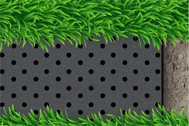 Artificial turf cushion pad